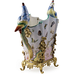 Ваза фарфоровая с попугаями Ferra варинант исполнения - 3 | Loft Concept в Перми