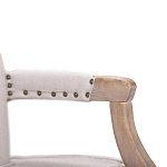 Кресло Aubrey Classical Armchair beige flax варинант исполнения - 4 | Loft Concept в Перми