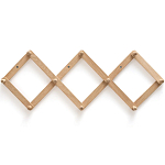 Настенная деревянная раздвижная вешалка Larson Wood Hanger варинант исполнения - 2 | Loft Concept в Перми