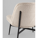 Кресло лаунж Tail молочный варинант исполнения - 3 | Loft Concept в Перми