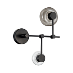 Бра с 2-мя плафонами разного диаметра и цвета Polyhedron варинант исполнения - 2 | Loft Concept в Перми