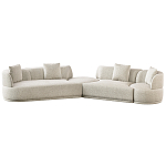 Угловой диван Calypso с поворотным механизмом и пуфом   варинант исполнения - 1 | Loft Concept в Перми