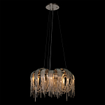 Люстра подвесная круглая с изогнутыми металлическими дугами и ниспадающими цепочками 65 см Atlantis Chain варинант исполнения - 11 | Loft Concept в Перми