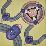 Плитка дизайнерская с узором Дива варинант исполнения - 4 | Loft Concept в Перми