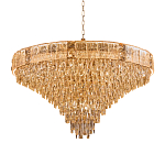 Люстра с каскадом из прозрачного хрусталя Constant Sparks варинант исполнения - 1 | Loft Concept в Перми