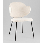 Стул Bellamy букле молочный варинант исполнения - 1 | Loft Concept в Перми