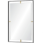Зеркало прямоугольное в черной раме Gwendelyn варинант исполнения - 1 | Loft Concept в Перми