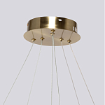 Люстра подвесная с двумя пересекающимися белыми светодиоидными кольцами Luke Lampco Tracer Lamp варинант исполнения - 9 | Loft Concept в Перми