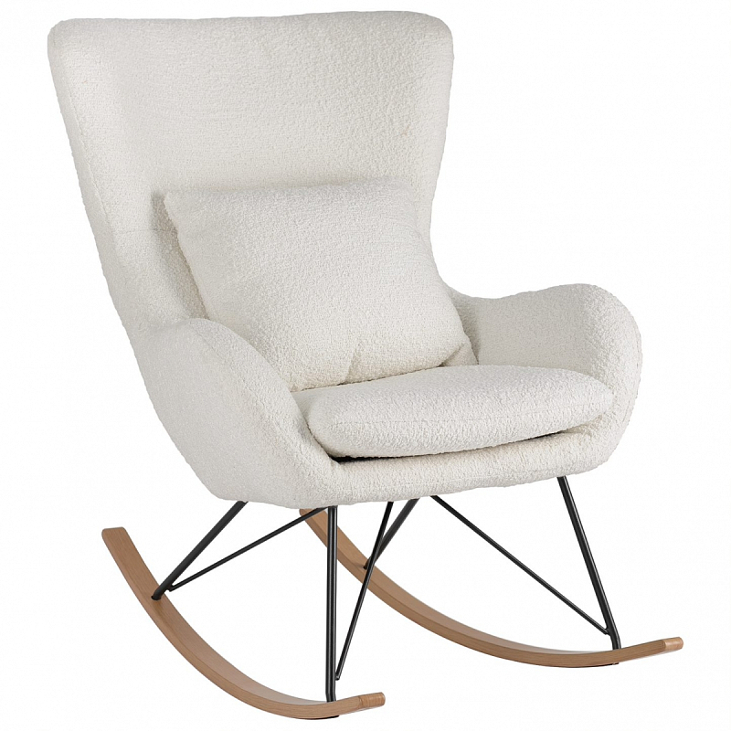 Rocking chair DORIA Кресло-Качалка  Молочный в Перми | Loft Concept 