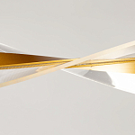 Люстра линейная с изогнутым плафоном Wave Line варинант исполнения - 8 | Loft Concept в Перми