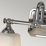 Бра для ванных комнат с квадратными матовыми плафонами на основании цвета хром Feiss варинант исполнения - 3 | Loft Concept в Перми