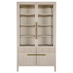 Витрина Primo со стеклянными фасадами и буфетом шпон Светлый дуб варинант исполнения - 1 | Loft Concept в Перми