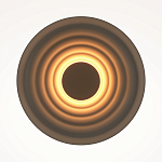 Бра круглое Soft Halo серый варинант исполнения - 2 | Loft Concept в Перми