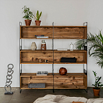 Стеллаж Coste Industrial Oak Rack варинант исполнения - 2 | Loft Concept в Перми