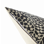 Подушка декоративная черного цвета Blossom Essence Grace варинант исполнения - 3 | Loft Concept в Перми