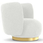 Кресло с обивкой букле Ambrose Boucle Armchair варинант исполнения - 3 | Loft Concept в Перми