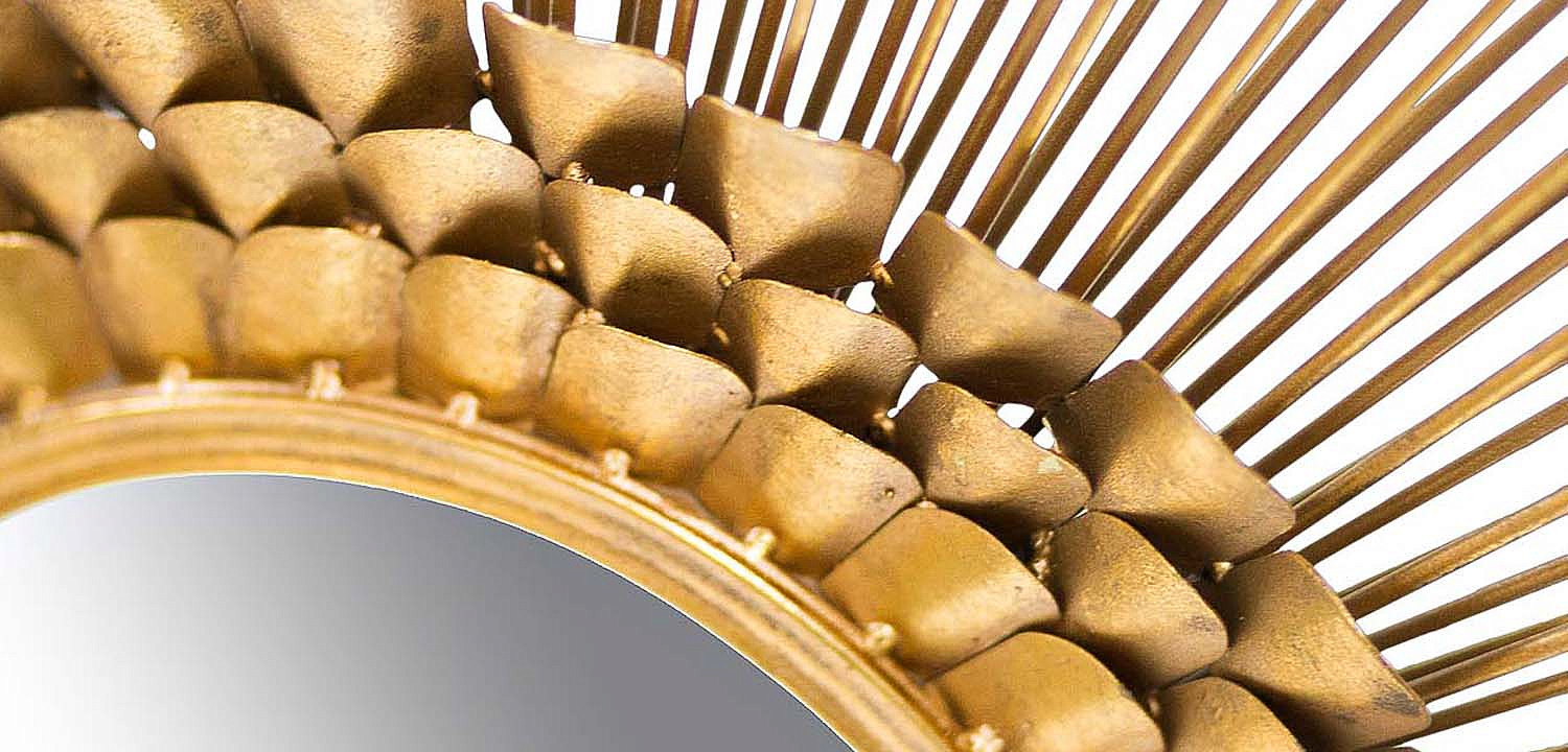 Зеркало-солнце Golden Petals Mirror Sun Зеркало-солнце Golden Petals Mirror Sun - Loft-Concept в Перми