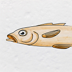 Плитка с узором Рыба Русалка варинант исполнения - 5 | Loft Concept в Перми