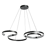 Люстра подвесная светодиодная в виде волнообразной ленты Ribbon Vortex варинант исполнения - 2 | Loft Concept в Перми