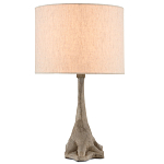 Настольная лампа с корпусом в виде дерева Gray Concrete Trunk варинант исполнения - 3 | Loft Concept в Перми