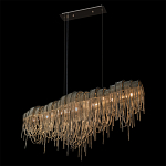 Люстра подвесная с металлическими дугами и длинными цепочками 115 см Atlantis Chain варинант исполнения - 14 | Loft Concept в Перми