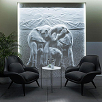 Барельеф ELEPHANTS варинант исполнения - 3 | Loft Concept в Перми
