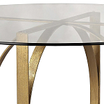 Стол обеденный круглый с основанием из 2-х пересекающихся колец Modern Geometric Silhouette варинант исполнения - 1 | Loft Concept в Перми