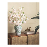 Ваза с зелеными цветочными и птичьими мотивами Vase Inspired by Nature варинант исполнения - 4 | Loft Concept в Перми