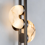 Бра  с фигурным мраморным рассеивателем Spiral of Warm Light варинант исполнения - 3 | Loft Concept в Перми