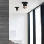 Потолочный светильник светодиодный с плафоном из натурального камня Purgatory варинант исполнения - 2 | Loft Concept в Перми