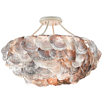 Потолочный светильник с каскадным абажуром из ракушек Sea Ravens варинант исполнения - 2 | Loft Concept в Перми