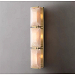 Бра из 3-х прямоугольных мраморных панелей Calling to Shine варинант исполнения - 4 | Loft Concept в Перми