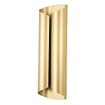 Бра с матовым цилиндрическим абажуром цвета латунь Monolith варинант исполнения - 1 | Loft Concept в Перми