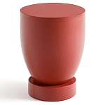 Приставной столик из массива манго Tom-tom Red варинант исполнения - 1 | Loft Concept в Перми