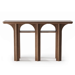 Консоль деревянная с арочным основанием Arch Passage