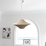 Подвесной вязаный бежевый светильник «Звезда Востока 01» варинант исполнения - 4 | Loft Concept в Перми