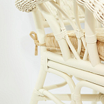 Комплект обеденный из ротанга Eloise grand white варинант исполнения - 9 | Loft Concept в Перми