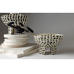 Чаша на ножках для фруктов или сухофруктов "Лонерно" варинант исполнения - 3 | Loft Concept в Перми