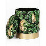 Пуф Leopards in the ferns варинант исполнения - 2 | Loft Concept в Перми