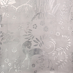 Обои ручная роспись в стиле Арт-деко Rateau Bas Relief on Tarnished Silver gilded paper варинант исполнения - 2 | Loft Concept в Перми