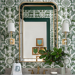 Зеркало в золотой раме Arched Mirror варинант исполнения - 3 | Loft Concept в Перми