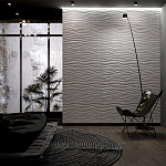 Гипсовая 3D панель с принтографией PM-33 варинант исполнения - 1 | Loft Concept в Перми