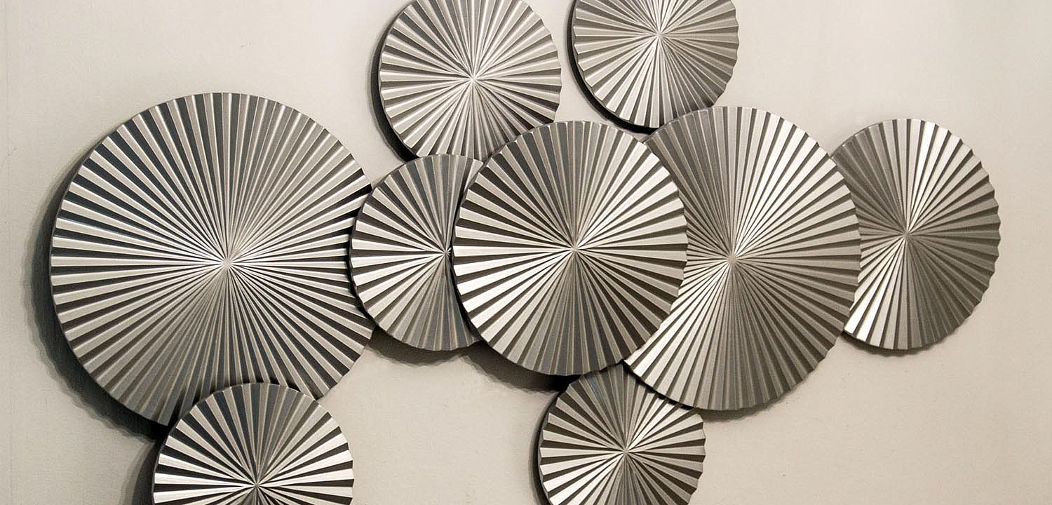 Арт-объект Apollo Silver Wall Plaque Disc 9 Арт-объект Apollo Silver Wall Plaque Disc 9 - Loft-Concept в Перми
