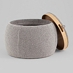 Пуф-трансформер Люкке с крышкой серый варинант исполнения - 5 | Loft Concept в Перми