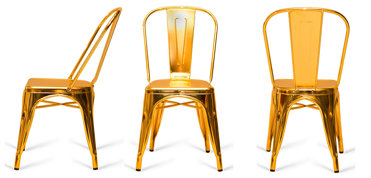 Золотой стул Tolix Gold Золотой стул Tolix Gold - Loft-Concept в Перми
