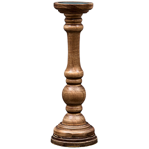 Деревянный подсвечник 33 см