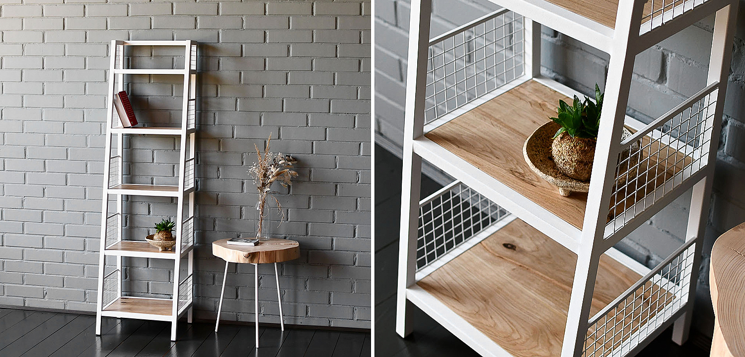 Стеллаж Kiyan Industrial Metal Rust Rack Стеллаж Kiyan Industrial Metal Rust Rack - Loft-Concept в Перми