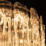 Бра с эффектом стекающего стекла и прозрачными трубками Textured Glass варинант исполнения - 7 | Loft Concept в Перми