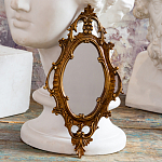 Зеркало настенное в ажурной раме бронзового цвета Classic Ornament Mirror варинант исполнения - 3 | Loft Concept в Перми