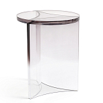 Стол журнальный круглый Acrylic Аether Smoke варинант исполнения - 1 | Loft Concept в Перми